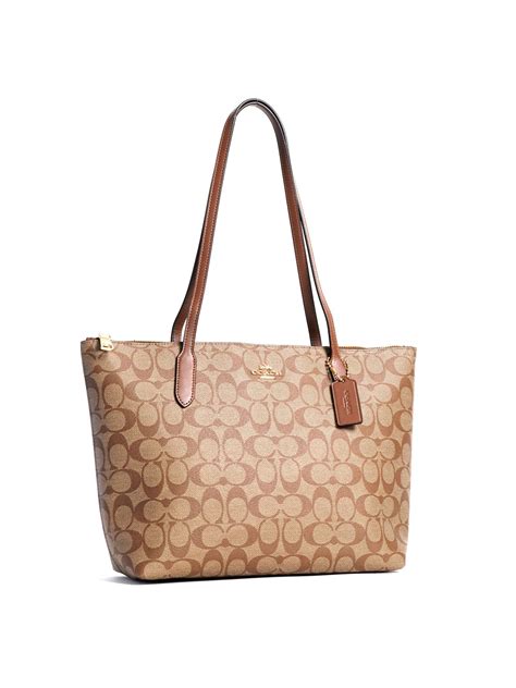 coach tote original|coach tote with zipper.